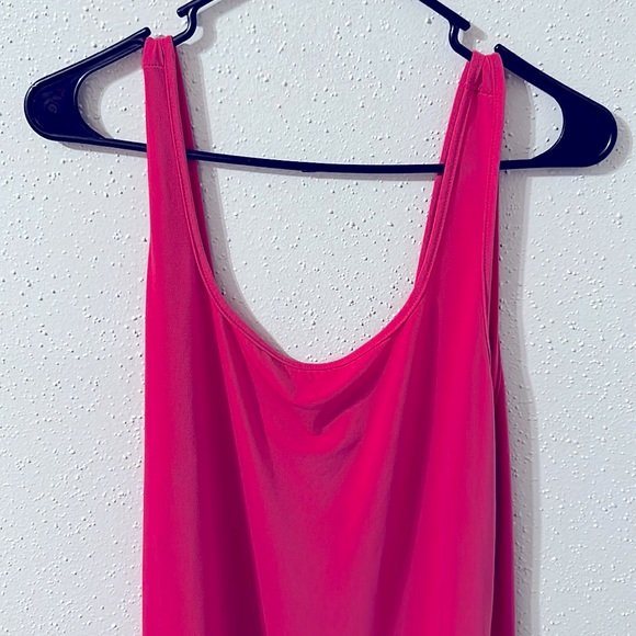 Hot Pink Sundress from Shein. Very Silk stretchy material - Picture 2 of 4